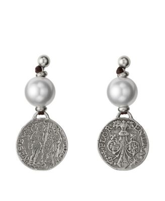 Sterling Silver Resin Stone Earrings