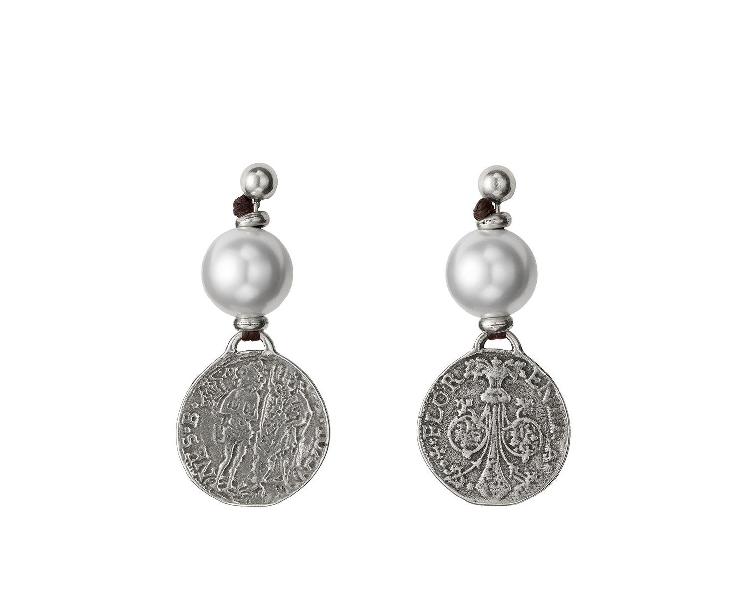 Sterling Silver Resin Stone Earrings