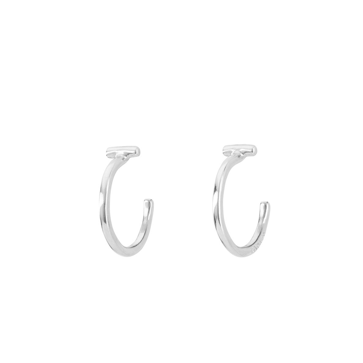 UNOde50 Metal Clad Hoop Earrings - Gold