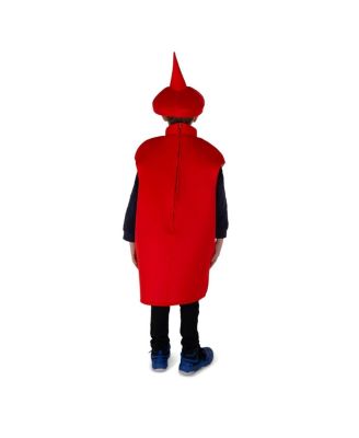 Kids Ketchup Bottle Tunic & Hat Costume Set