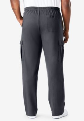 Big & Tall Lightweight Jersey Cargo Sweatpants