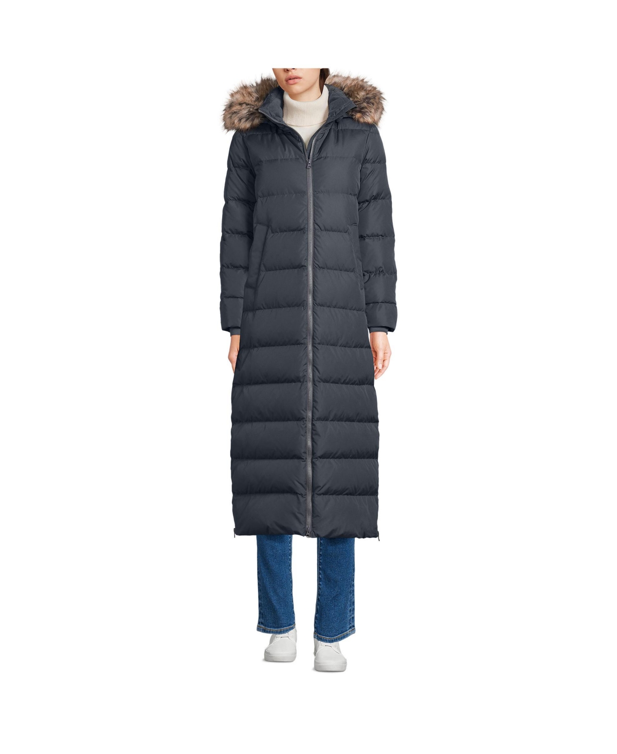 Lands' End Women's Max 600 Down Long Maxi Coat
