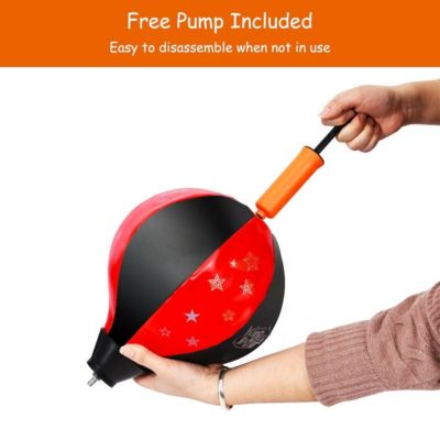 Kids Adjustable Stand Punching Bag Toy Set with Boxing Glove