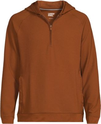 Men's Long Sleeve Waffle Quarter Zip Hoodie
