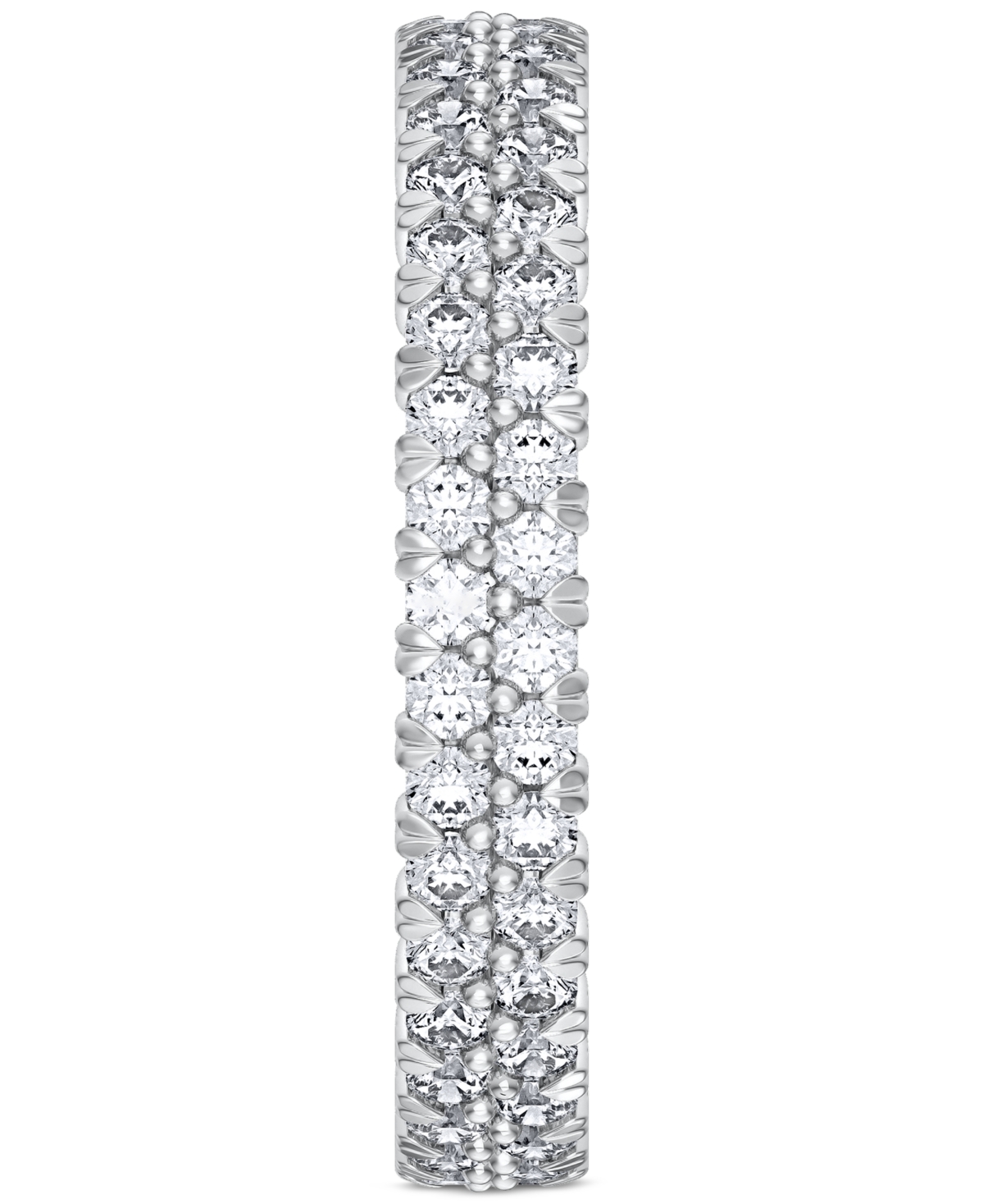 Macy's Diamond Eternity Ring (1 Ct. T.w.) In Platinum, 14k White Gold, 14k Gold, Or 14k Rose Gold In White Gold