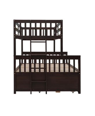Streamdale Twin-Over-Full Bunk with Trundle & Drawers
