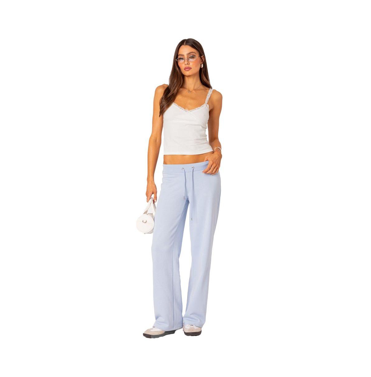 Edikted Women's Amilia Lace Trim Tank Top