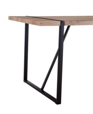 Industrial Wood Dining Table