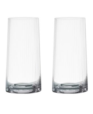 Empire Clear Highball Tumblers, Set of 2