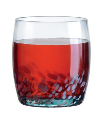 Speckle Double Old Fashioned Tumblers, Set of 4