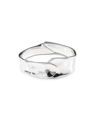 UNOde50 Rigid Sterling Silver Overlapping Waves Bracelet 29090₽