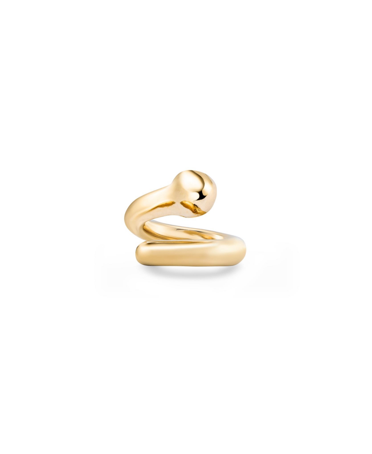 Unode50 18k Gold And Silver Plated Metal Alloy Ring In Gold