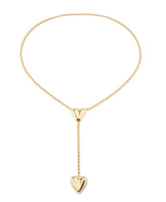 Two Hearts Metal Alloy Chain