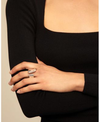 Crevice Clad Metal Ring