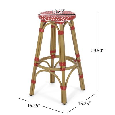 Weather-Resistant Aluminum Outdoor Entertainment Barstools