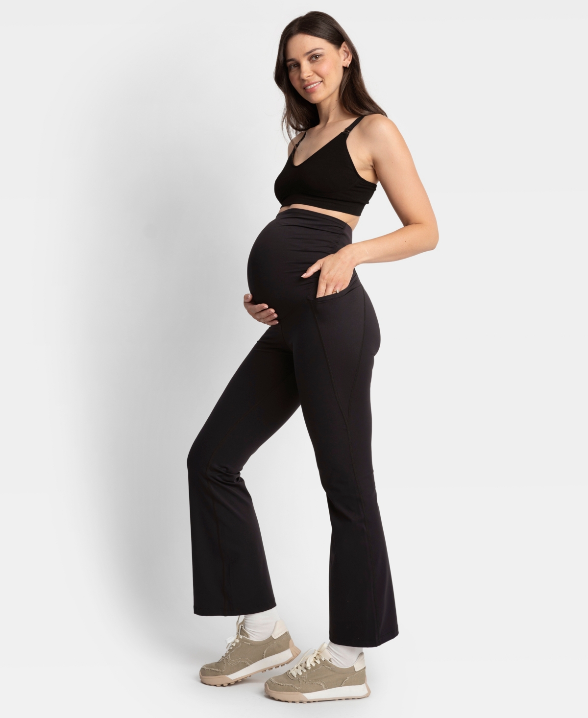 Shop Seraphine Women's Bootleg Legging In Black