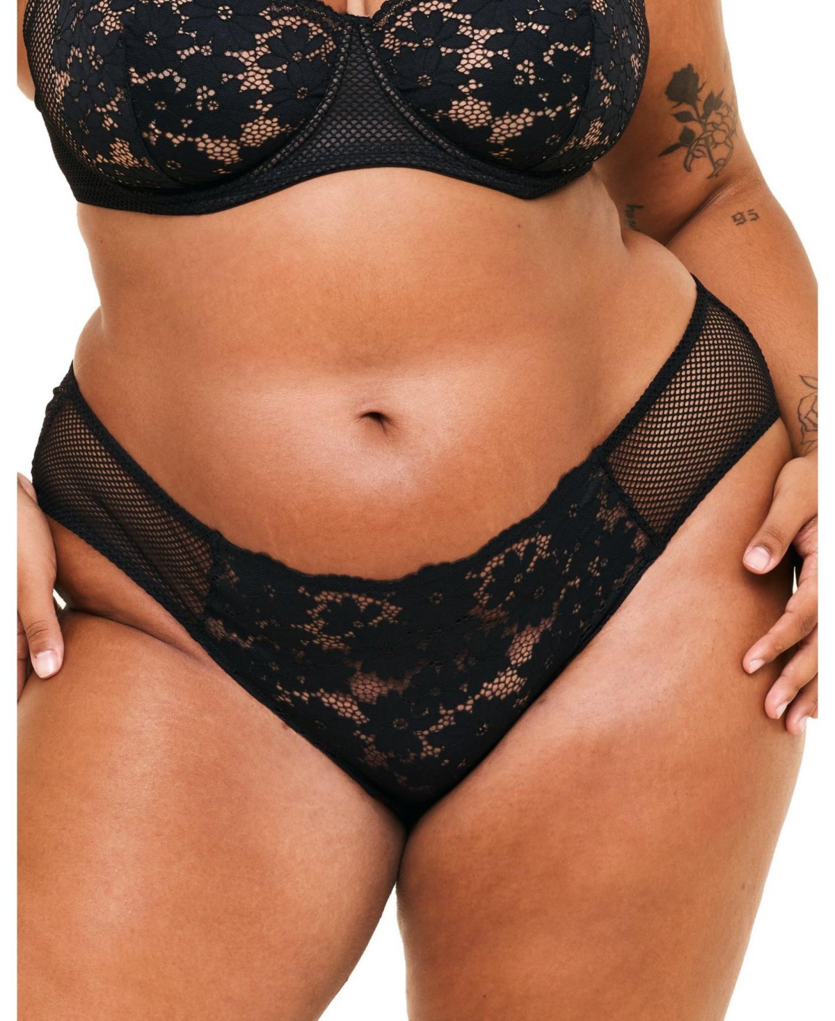 Adore Me Plus Size Roxanne Hipster Panty