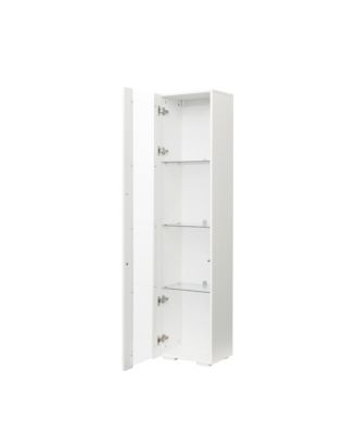 Streamdale Side Cabinet with Aluminum Strip Lamp