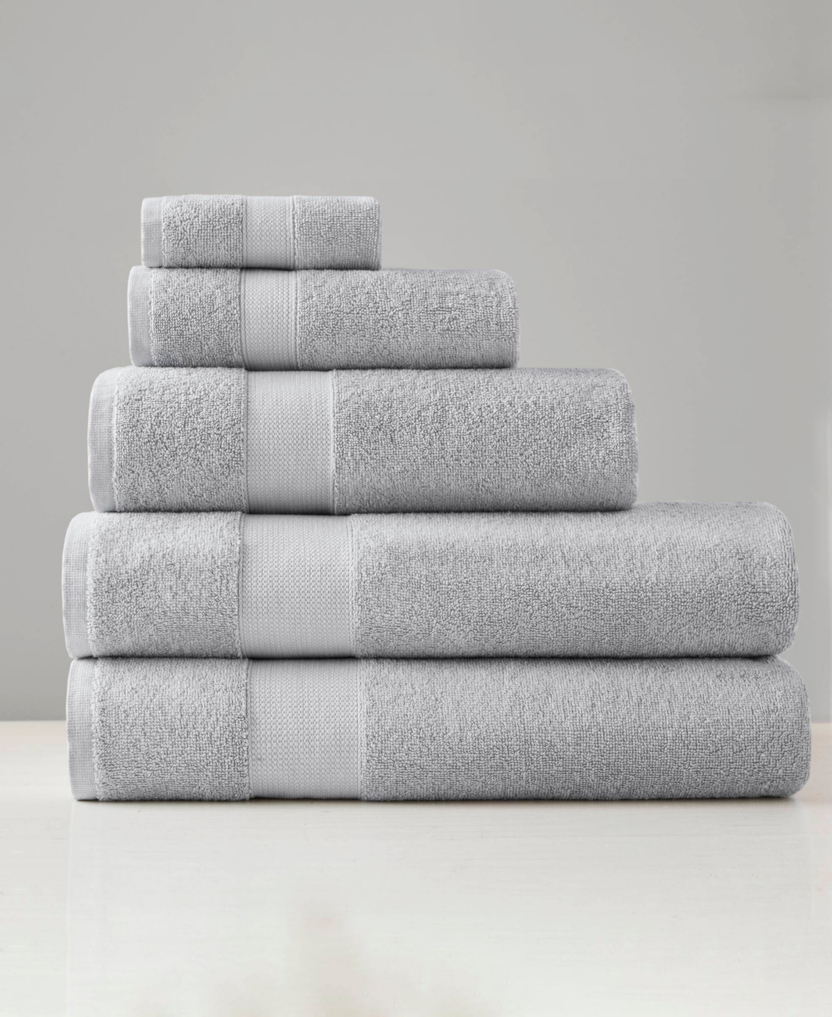 510 Design Premium Turkish Cotton Plush 2-pc. Bath Towel Set In Light Grey