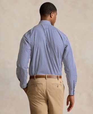 Мужская спортивная рубашка из поплина Polo Ralph Lauren для больших и высоких мужчин