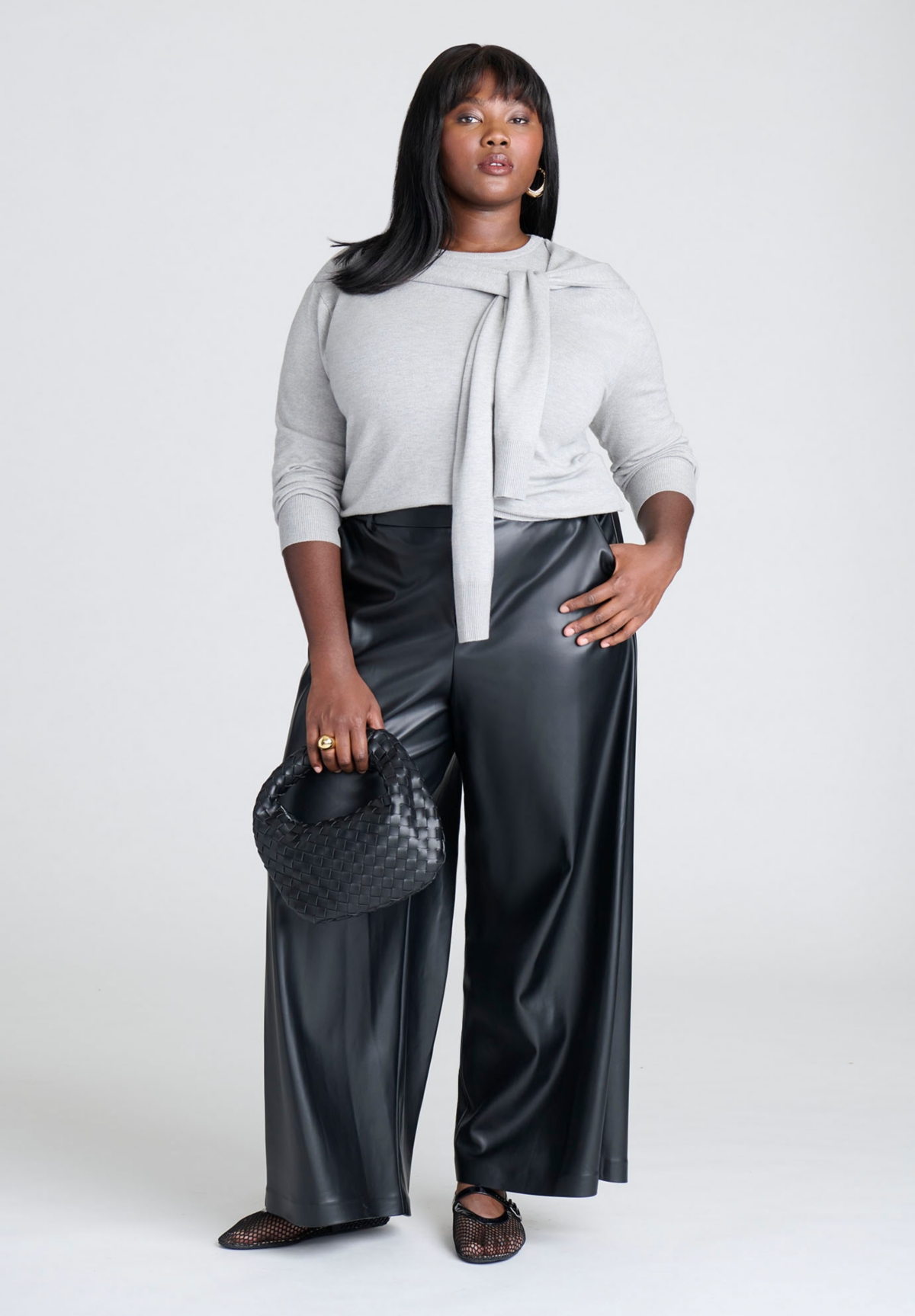 Eloquii Plus Size Double Sleeve Sweater