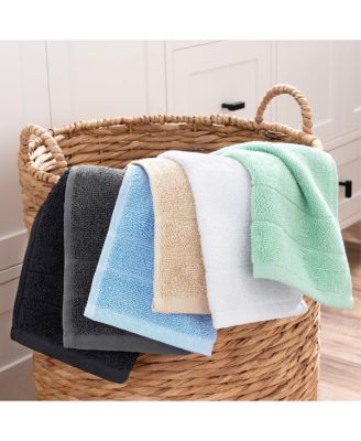 Family Essentials Cotton Washcloths, 12-Pack, 12" x 12"