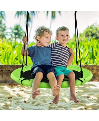 40 Inch Flying Saucer Tree Swing Indoor Outdoor Play Set