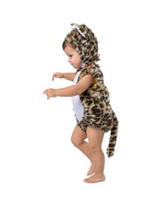 Leopard Romper & Hood Costume Set - Infants Boys & Girls