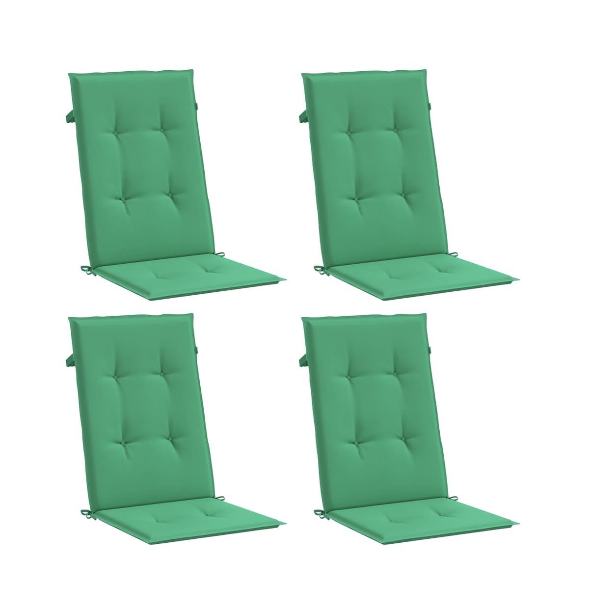 vidaXL Garden Highback Chair Cushions 4 pcs47.2