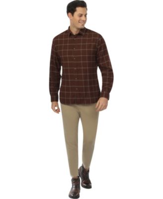 Легкая фланелевая рубашка в клетку из титона Vustra Vustra Mens