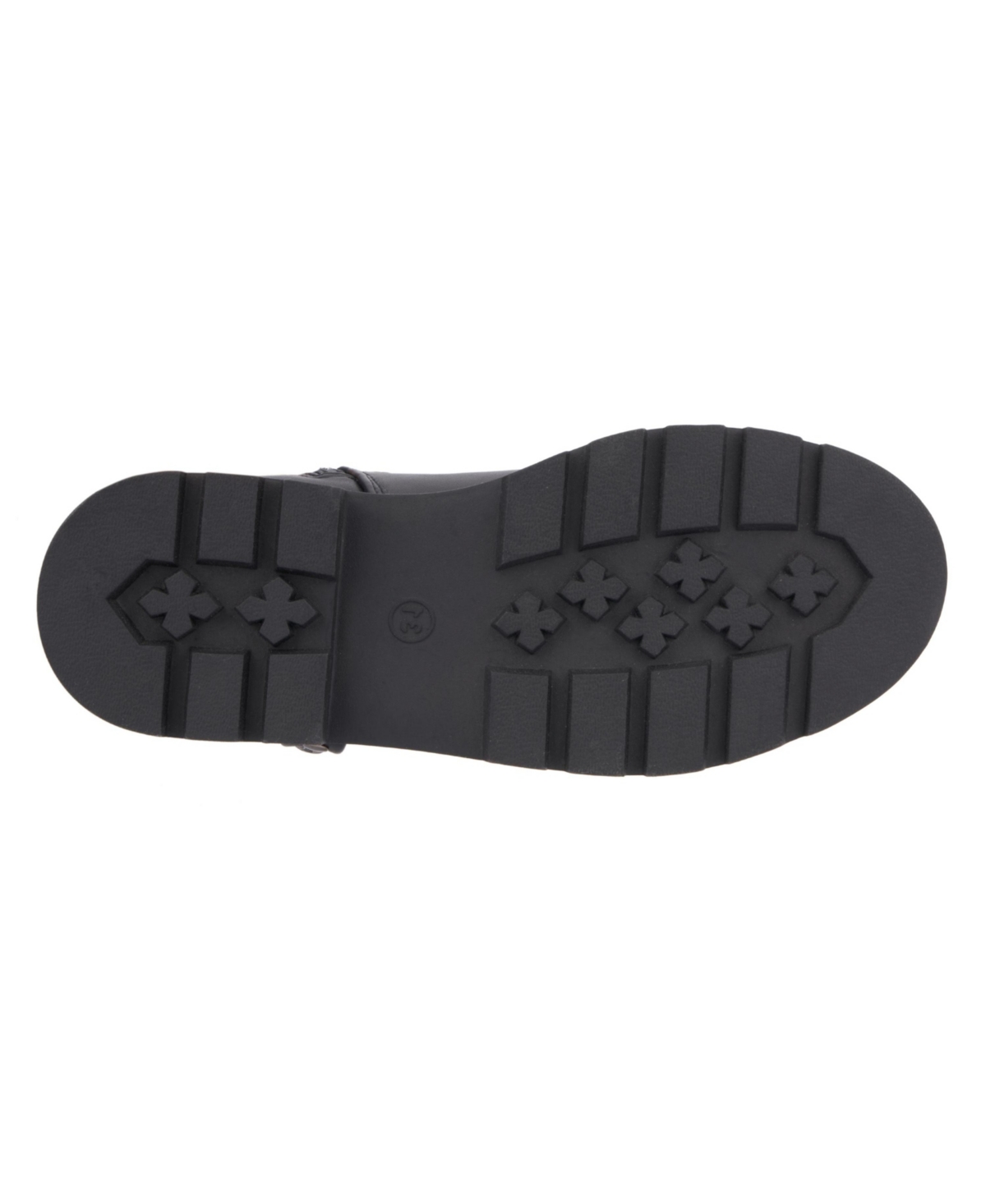 Olivia Miller Girls Harness Lug Sole Boots