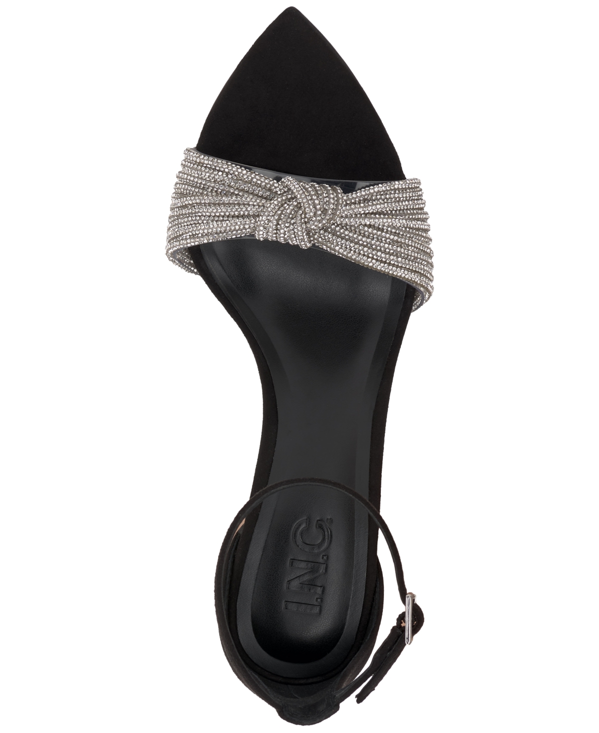 INC INTERNATIONAL CONCEPTS WOMEN'S LAMEES KNOTTED DRESS SANDALS, CREATED FOR MACY'S 