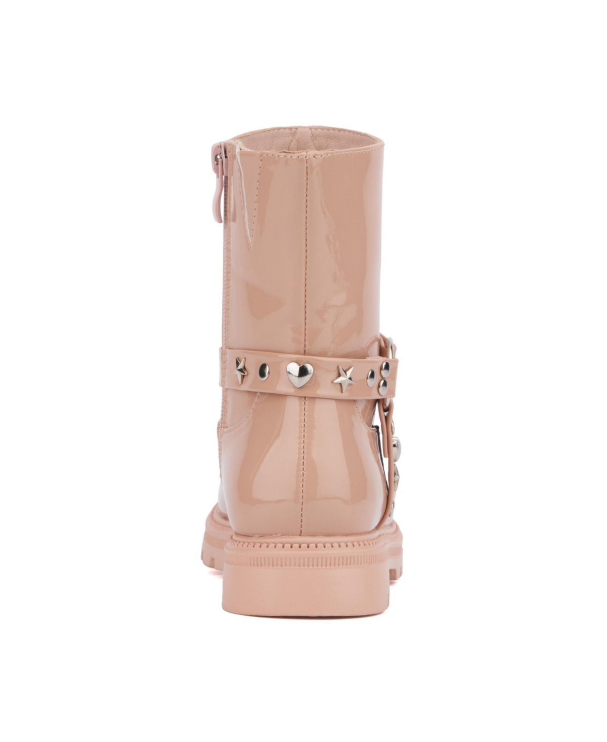 Olivia Miller Girls Harness Lug Sole Boots
