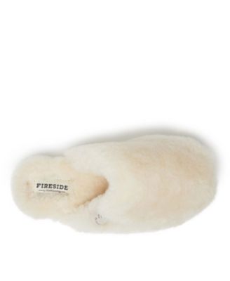 Women's Shelly Beach Genuine Shearling Fuzzy Scuff Slipper