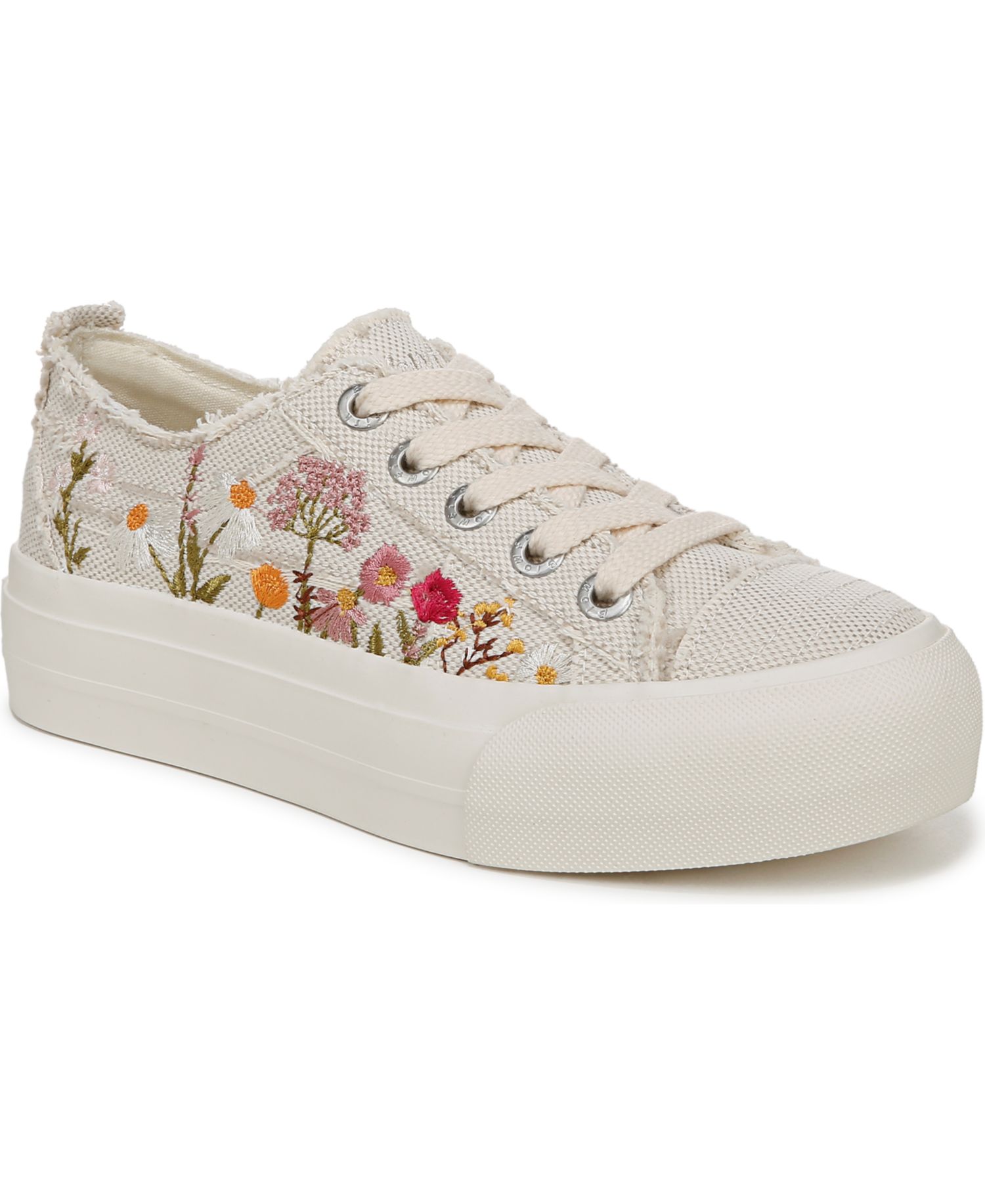 Women's Sadie-Sun Embroidered Lace Up Platform Sneakers