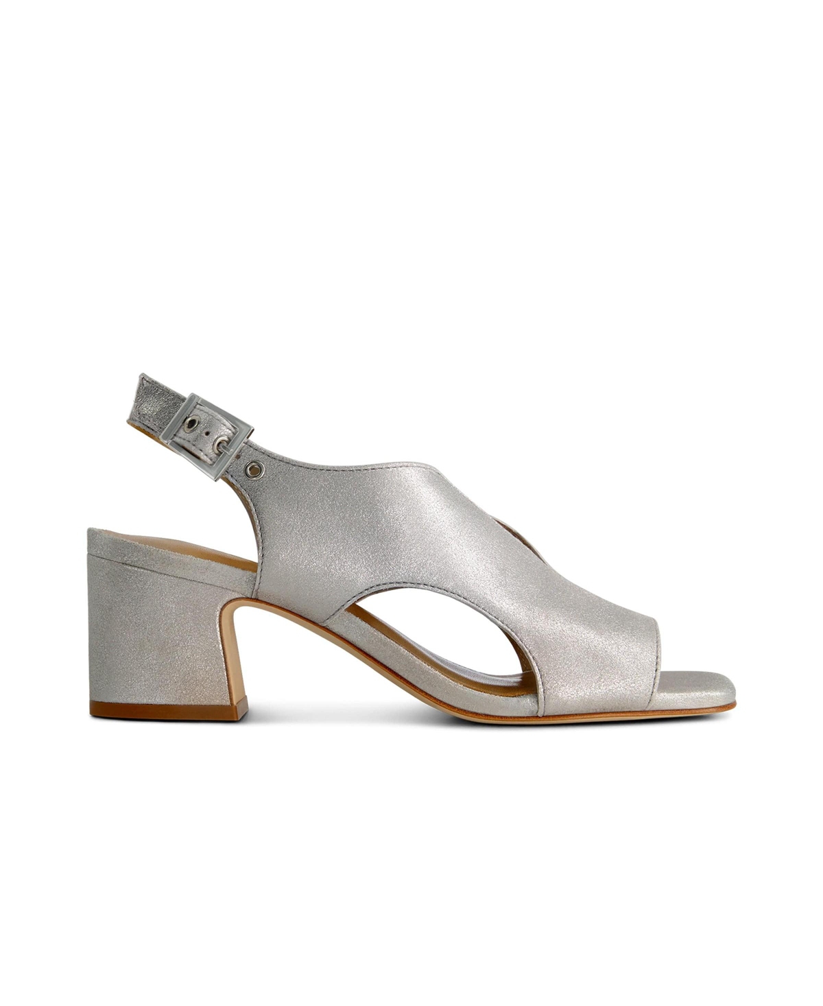 Bernardo Footwear Bernardo Bedford Mid Heel Sandal - Silver