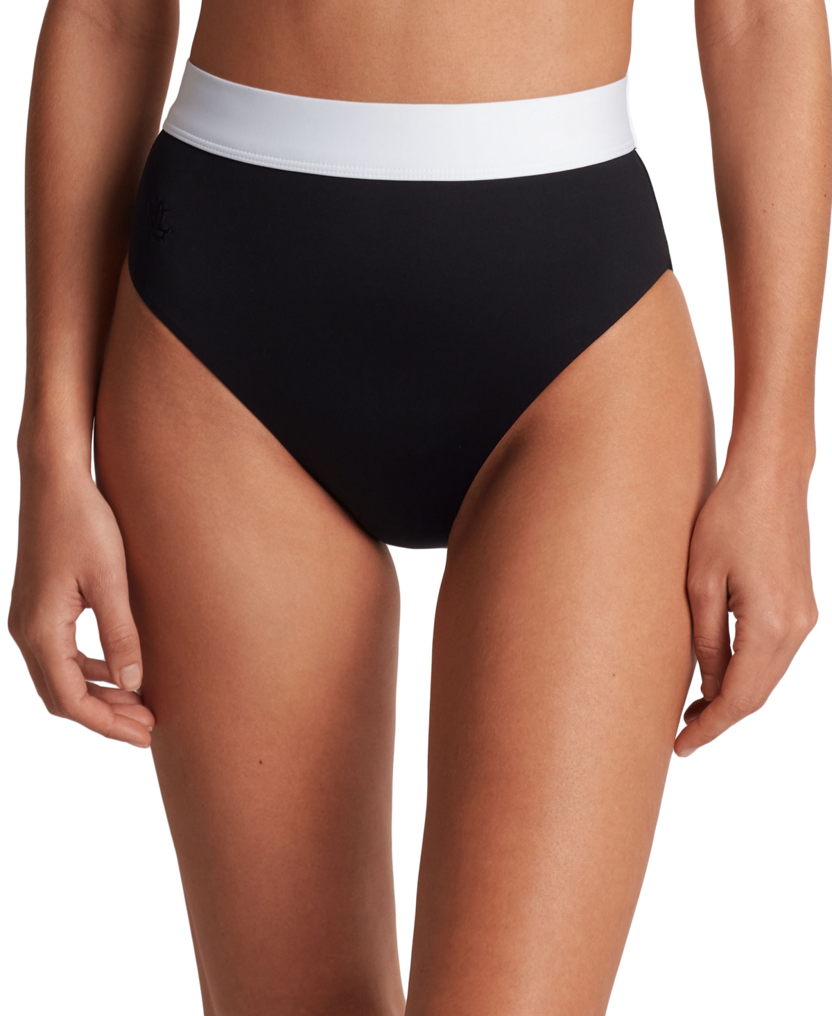 Lauren Ralph Lauren Women's Banded High-Waist Bikini Bottoms