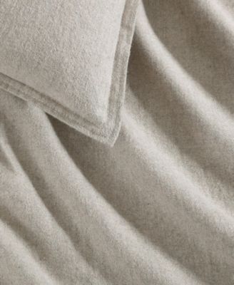 CLOSEOUT! Melange Flannel 3-Pc. Duvet Cover Set, King