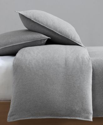 CLOSEOUT! Melange Flannel 3-Pc. Duvet Cover Set, Queen