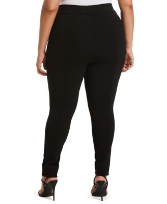 Plus Size Comfort Fit Seamed Back Legging Pants