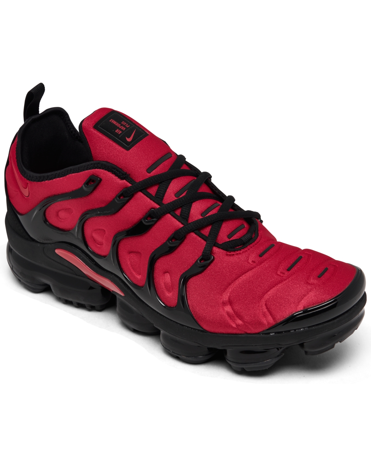 Nike Men's Air VaporMax Plus Running Sneakers from Finish Line - Universty Red, Black