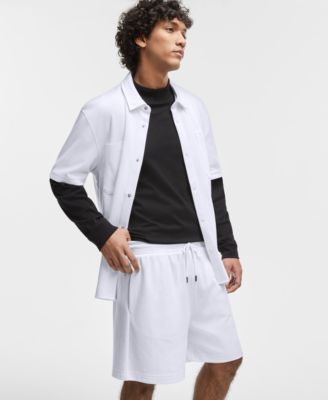 Мужские шорты из текстурированного трикотажа Mode of One эксклюзивно в Macys 9890₽