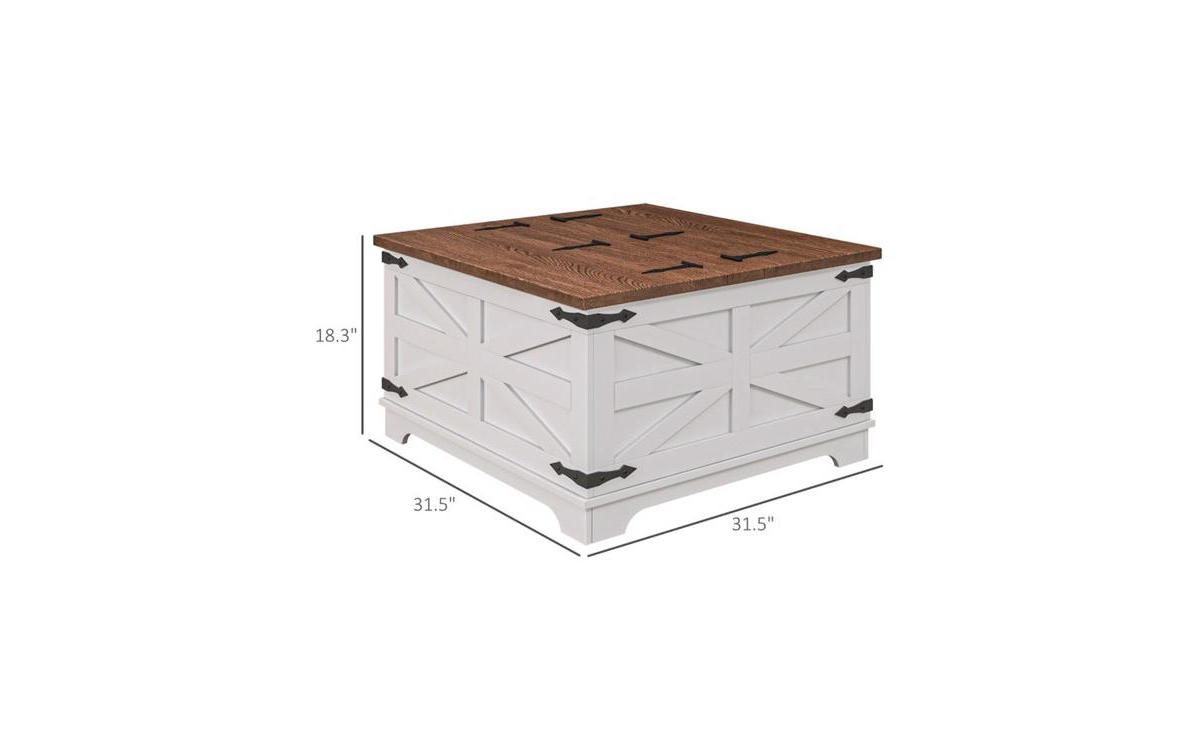 Slickblue Modern Coffee Table, Stylish Centerpiece for Living Room Decor and Functionality