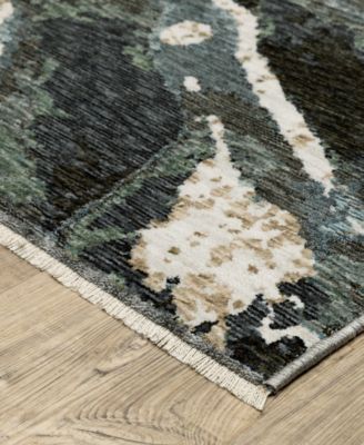 Oriental Weavers Echo Ech12 Rug Collection In Blue