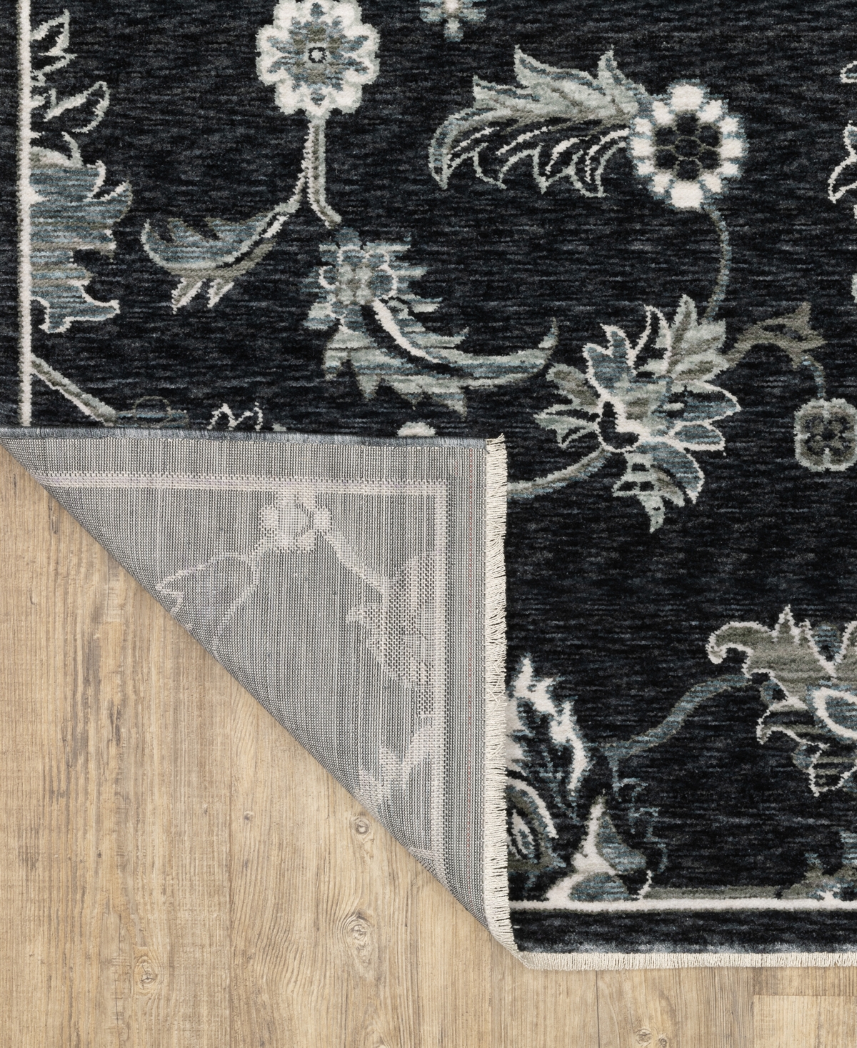 Oriental Weavers Echo Ech05 2'3"x7'6" Runner Area Rug In Blue