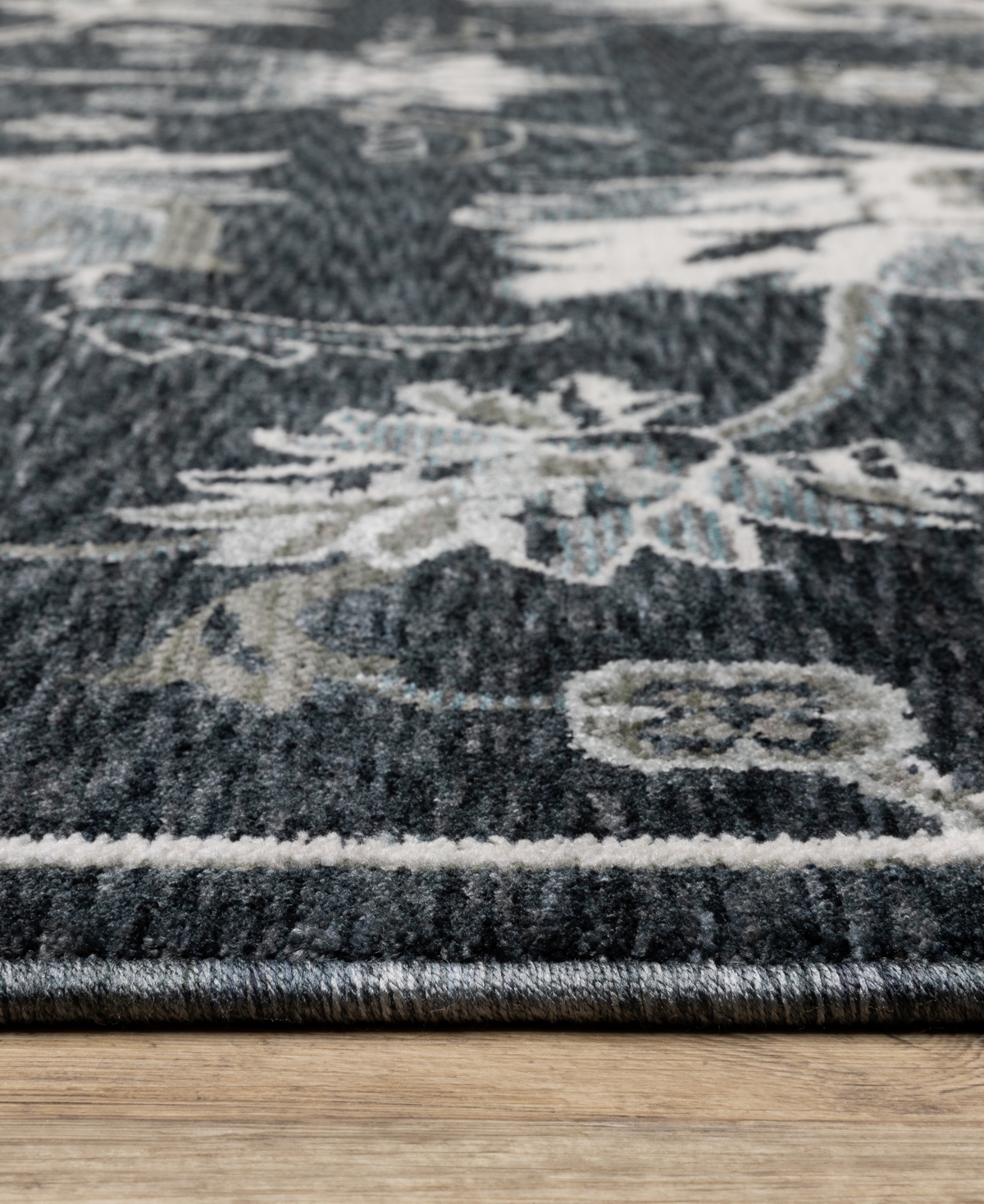 Oriental Weavers Echo Ech05 5'3"x7'6" Area Rug In Blue