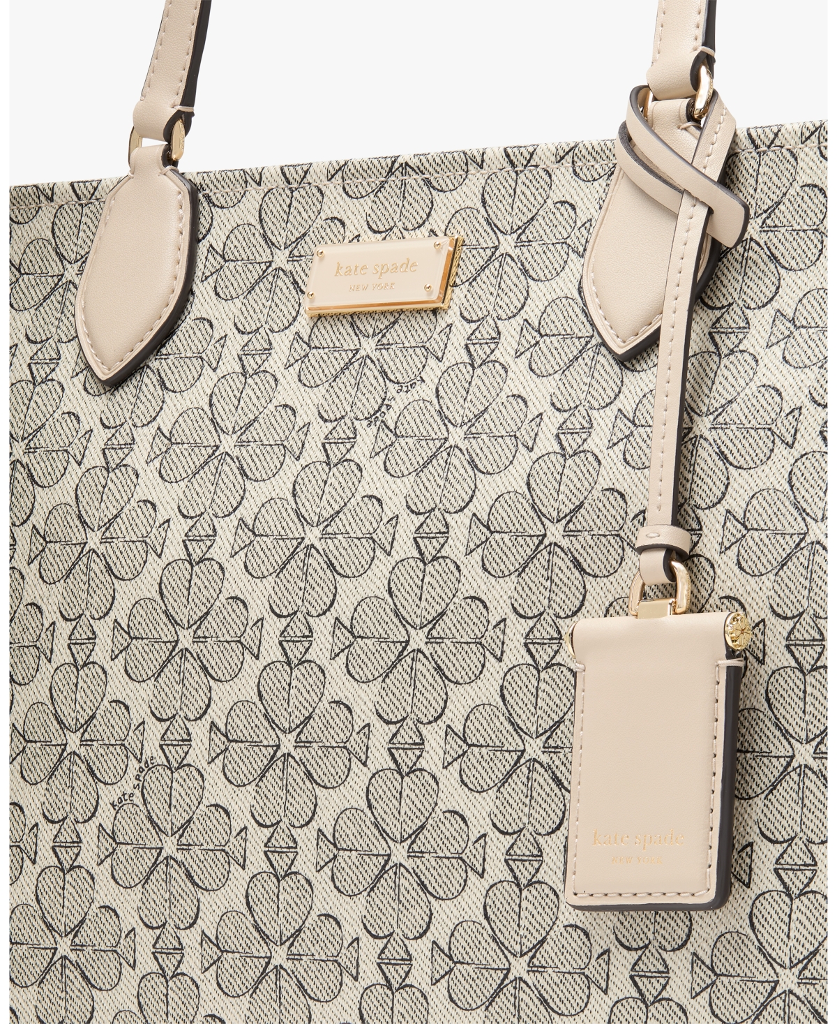 Kate Spade Women's Spade Flower Coated Canvas Large Tote Bag In Neutral Multi