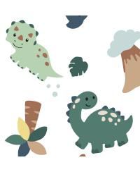 Green Dino Bassinet Sheets for Newborn Baby Boy & Baby Girl, 4 Pack Set