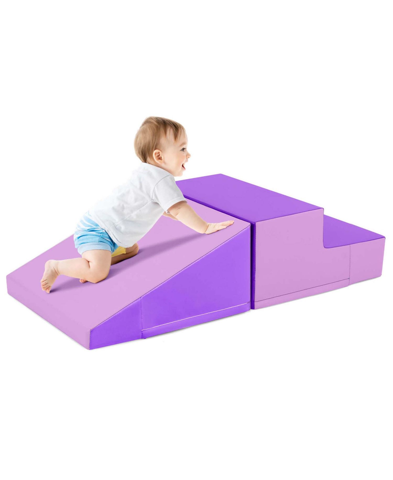 Step and Slide Climber for Infants and Toddlers Baby Foam Structure