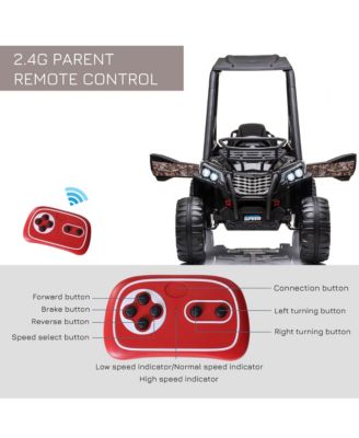 12V Kids UTV with Music, Lights, MP3/USB, Suspension,